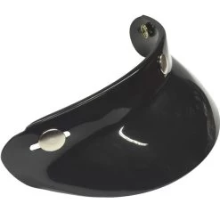 Black Classic Black Open Face Motorcycle Helmet Peak & Visor -Biker Style Shop lrgscale5226 Black Open Face Helmet Peak 1600 2 3