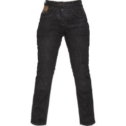 Black Salus Womens Motorcycle Jeans -Biker Style Shop lrgscale5248 Black Salus Ladies Kevlar Jeans Black 1600 1 1