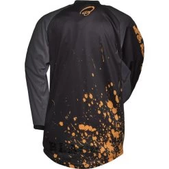 Black MX Splat Motocross Jersey -Biker Style Shop lrgscale5255 Black Splat Motocross Jersey Orange 2