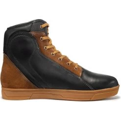 Black Streetwise Ankle Motorcycle Boots -Biker Style Shop lrgscale5267 Black Streetwise Ankle Motorcycle Boot 3