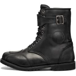 Black Heritage Leather Motorcycle Boots 16 Black Heritage Leather Motorcycle Boots -Biker Style Shop lrgscale5269 Black Heritage Ankle Motorcycle Boot 2