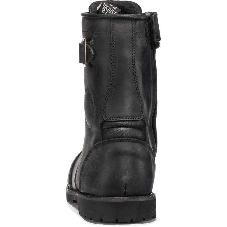 Black Heritage Leather Motorcycle Boots 9 Black Heritage Leather Motorcycle Boots - Image 9