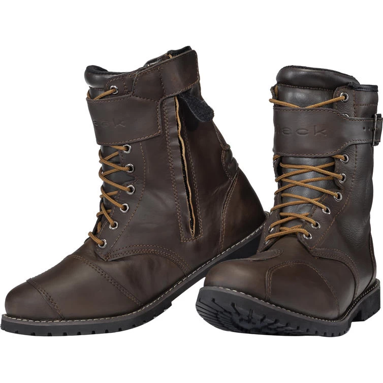 Black Heritage Leather Motorcycle Boots 3 Black Heritage Leather Motorcycle Boots - Image 3