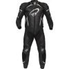 Black Black Thunder 1-Piece Leather Motorcycle Suit