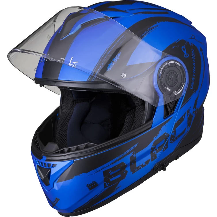 Black Optimus II Destination Flip Front Motorcycle Helmet 10 Black Optimus II Destination Flip Front Motorcycle Helmet - Image 10