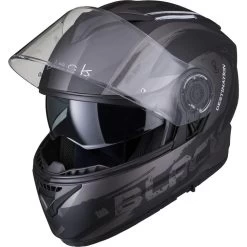 Black Optimus II Destination Flip Front Motorcycle Helmet 18 Black Optimus II Destination Flip Front Motorcycle Helmet -Biker Style Shop lrgscale5297 Black Optimus II Destination Flip Front Helmet Titanium 3