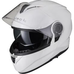 Black Optimus II Flip Front Solid Motorcycle Helmet & Visor 17 Black Optimus II Flip Front Solid Motorcycle Helmet & Visor -Biker Style Shop lrgscale5297 Black Optimus II Flip Front Helmet White 3
