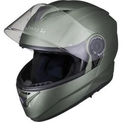 Black Optimus II Flip Front Solid Motorcycle Helmet & Visor 22 Black Optimus II Flip Front Solid Motorcycle Helmet & Visor -Biker Style Shop lrgscale5297 Black Optimus II Flip Up Helmet Titanium 4