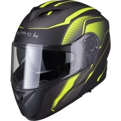 Black Optimus II Infinity Flip Front Motorcycle Helmet & Visor Kit 16 Black Optimus II Infinity Flip Front Motorcycle Helmet & Visor Kit -Biker Style Shop lrgscale5297 Black Optimus II Infinity Flip Front Helmet Hi Vis 1