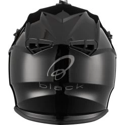 Black Gravel Solid Motocross Helmet -Biker Style Shop lrgscale5351 Black Gravel Solid Motocross Helmet Gloss Black 1600 3 1