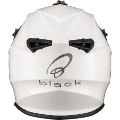 Black Gravel Solid Motocross Helmet & Peak -Biker Style Shop lrgscale5351 Black Gravel Solid Motocross Helmet Gloss White 1600 3