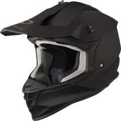 Black Gravel Solid Motocross Helmet & Peak -Biker Style Shop lrgscale5351 Black Gravel Solid Motocross Helmet Matt Black 1600 1