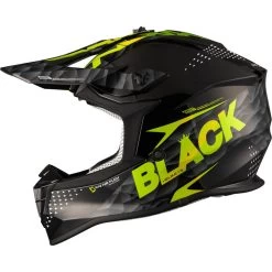 Black Gravel Track Motocross Helmet & Peak -Biker Style Shop lrgscale5352 Black Gravel Track Motocross Helmet Black Green 1600 2 1