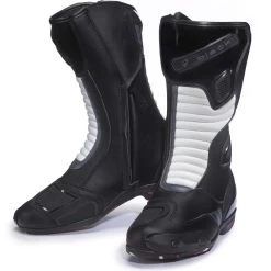 Black Black Rapid WP Motorcycle Boots -Biker Style Shop lrgscale5355 Black Rapid WP Motorcycle Boots Black White 1600 1
