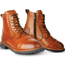 Black Guard WP Oxford Motorcycle Boots -Biker Style Shop lrgscale5385 Black Guard WP Oxford Motorcycle Boots Brown 1600 1 1