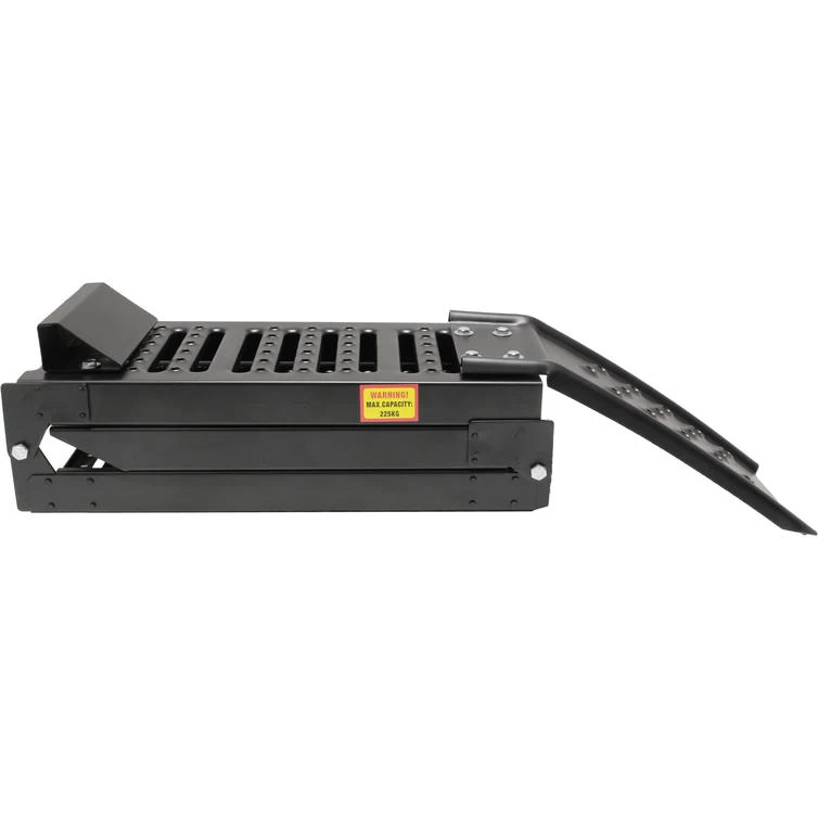 Black Pro Range Tri-Fold Steel Motorcycle Loading Ramp Black (B5389) 6 Black Pro Range Tri-Fold Steel Motorcycle Loading Ramp Black (B5389) - Image 6