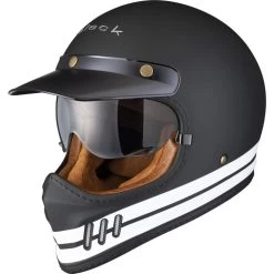 Black Royale Pureline Retro Motorcycle Helmet -Biker Style Shop lrgscale5395 Black Royale Pureline Retro Motorcycle Helmet Matt Black 1600 1