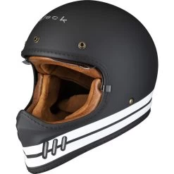 Black Royale Pureline Retro Motorcycle Helmet -Biker Style Shop lrgscale5395 Black Royale Pureline Retro Motorcycle Helmet Matt Black 1600 3