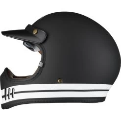 Black Royale Pureline Retro Motorcycle Helmet -Biker Style Shop lrgscale5395 Black Royale Pureline Retro Motorcycle Helmet Matt Black 1600 5