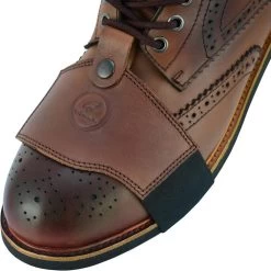 Black Officer WP Brogue Motorcycle Boots & Gear Shifter Pad 20 Black Officer WP Brogue Motorcycle Boots & Gear Shifter Pad -Biker Style Shop lrgscale5432 Black Officer WP Brogue Motorcycle Boots And Gear Shifter Pad Brown 1600 1