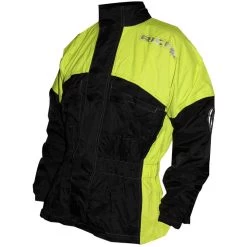 Richa Rain Warrior Motorcycle Over Jacket 7 Richa Rain Warrior Motorcycle Over Jacket -Biker Style Shop lrgscaleRicha Rain Warrior Motorcycle Jacket Black Fluo 01
