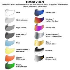 Airoh Valor Color Motorcycle Helmet & Visor -Biker Style Shop lrgscaleTinted Visor Key 2 42